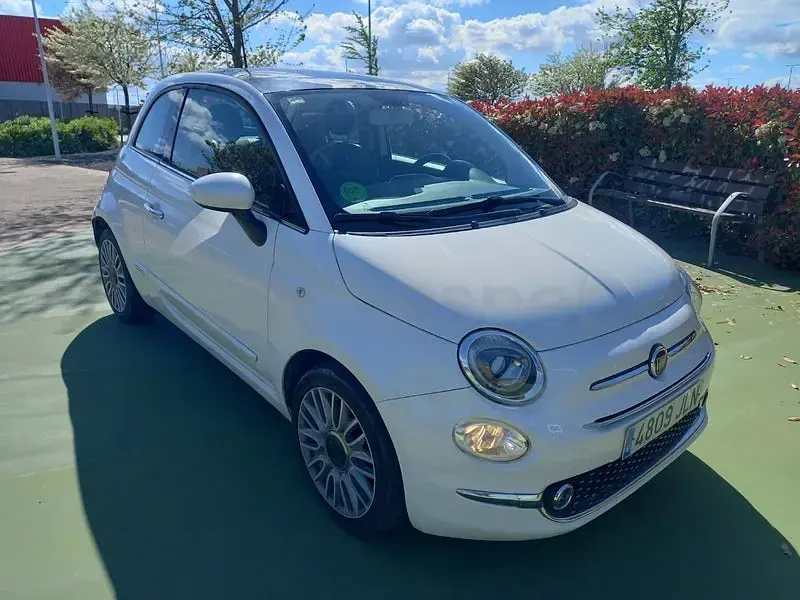 Usado Fiat 500 Lounge 69 CV (50 kW) 2016 Blanco Berlina