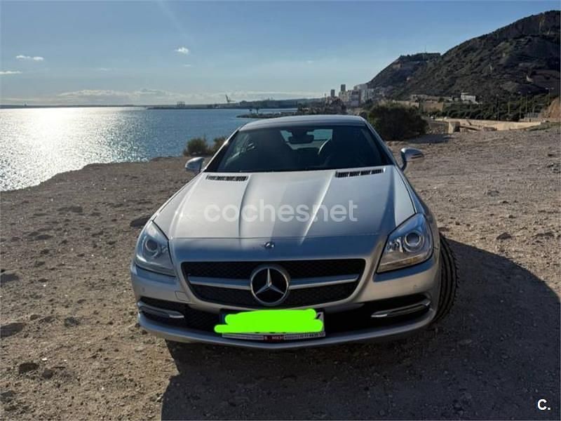 Usado Mercedes SLK200 184 CV (135 kW) 2012 Negro Descapotable