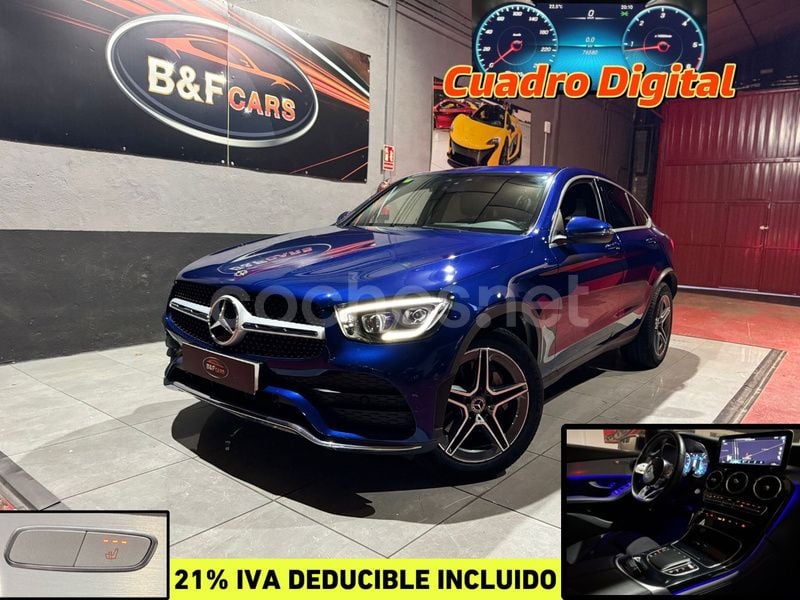 Azul Usado 2021 Mercedes GLC200 SUV | 42.490 € (Precio justo) - Imagen 1/4
