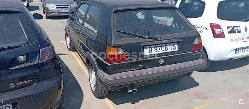 Usado VW Golf II 90 CV (66 kW) 1987 Negro Utilitario