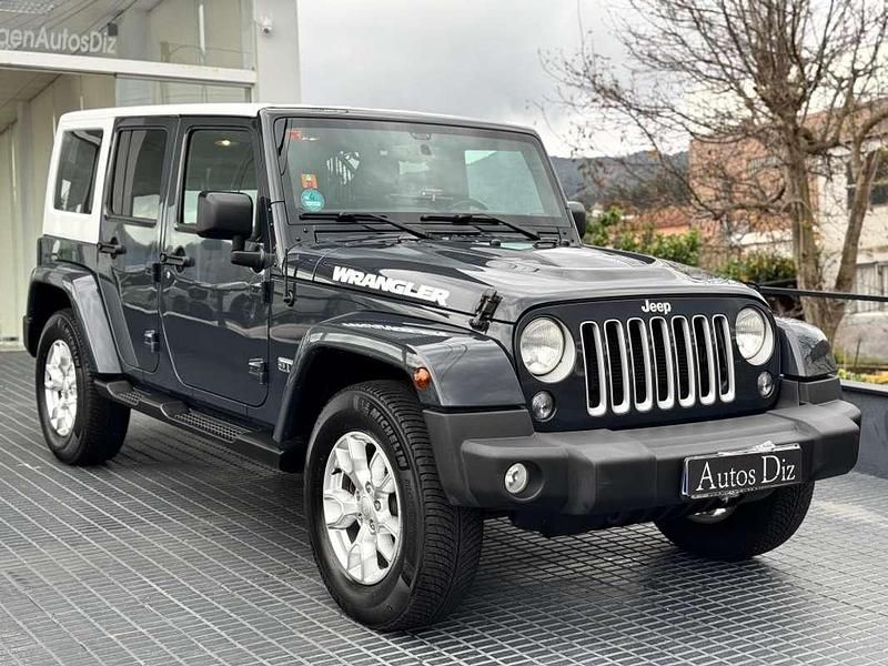 Usado Jeep Wrangler Unlimited Sahara 284 CV (208 kW) 2018 Azul SUV