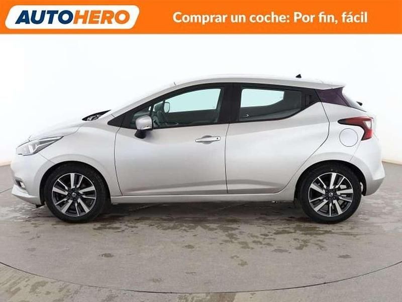 Usado Nissan Micra Acenta 90 CV (66 kW) 2018 Gris Utilitario