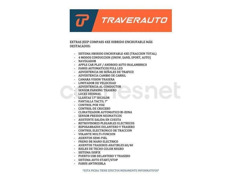 Usado Jeep Compass Trailhawk 241 CV (177 kW) 2022 Negro SUV