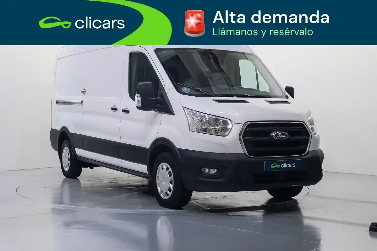 Usado Ford Transit Trend 130 CV (95 kW) 2021 Blanco Van