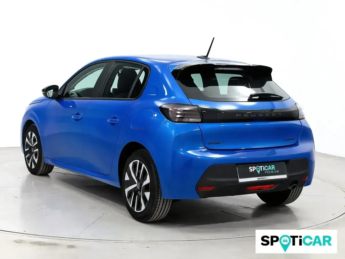Usado Peugeot 208 Active 101 CV (74 kW) 2024 Azul Utilitario