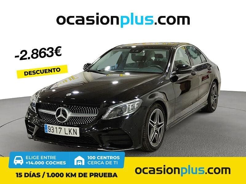 Negro Usado 2020 Mercedes C220 Berlina | 30.790 € (Precio justo) - Imagen 1/4