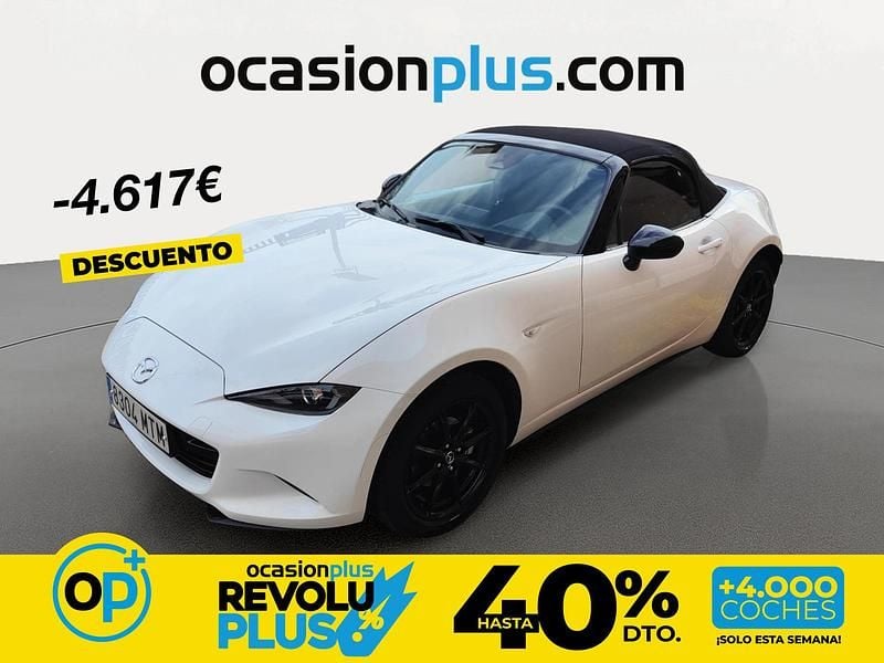 Usado Mazda MX5 Prime-Line 132 CV (97 kW) 2024 Blanco Descapotable