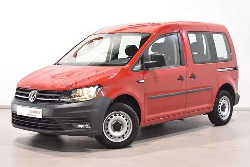 Usado VW Caddy Edition 102 CV (75 kW) 2020 Rojo Monovolumen