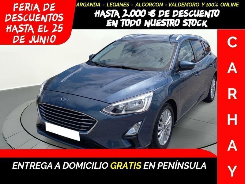 Azul Usado 2019 Ford Focus Business Edition Familiar | 13.890 € (Precio justo) - Imagen 1/4