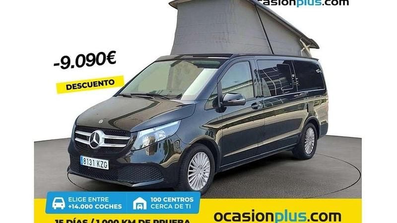 Negro Usado 2019 Mercedes V300 Marco Polo Monovolumen | 59.000 € (Precio justo) - Imagen 1/4