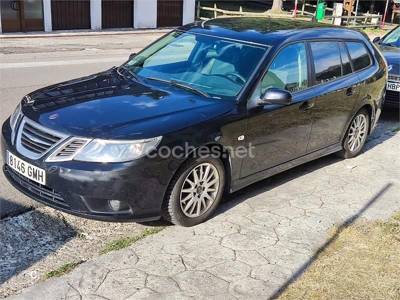 Usado Saab 9-3 Linear 150 CV (110 kW) 2009 Negro Utilitario