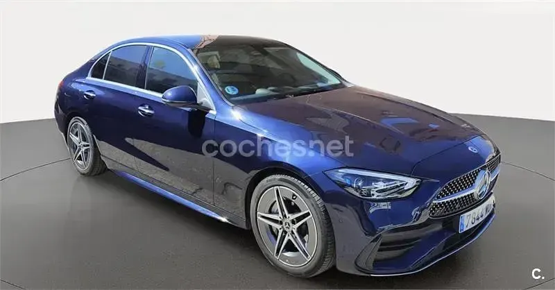 Usado Mercedes C200 163 CV (119 kW) 2023 Azul Berlina