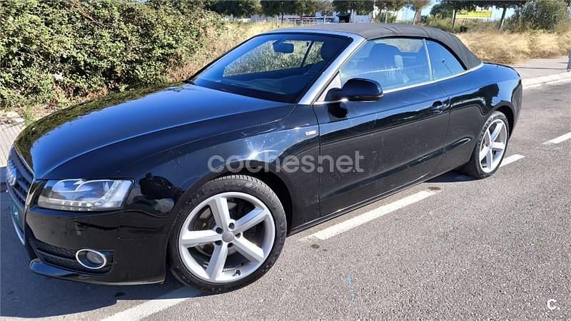 Usado Audi A5 Cabriolet S-Line 180 CV (132 kW) 2011 Negro Descapotable