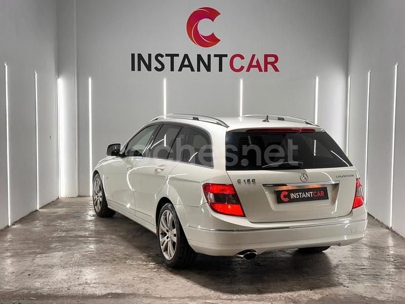 Usado Mercedes C180 Avantgarde 156 CV (114 kW) 2008 Blanco Familiar