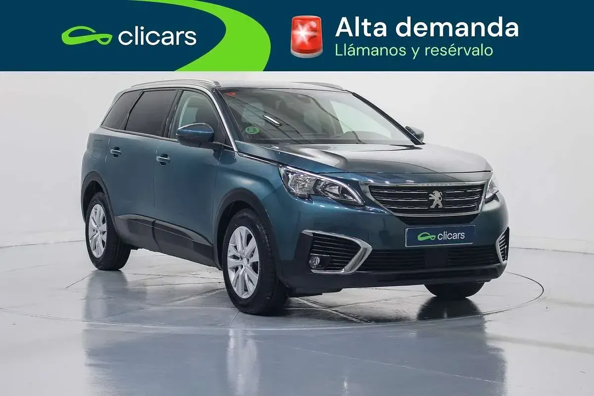 Usado Peugeot 5008 Active 131 CV (96 kW) 2019 Azul SUV
