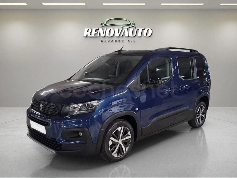 Usado Peugeot Rifter GT 130 CV (95 kW) 2021 Azul Monovolumen