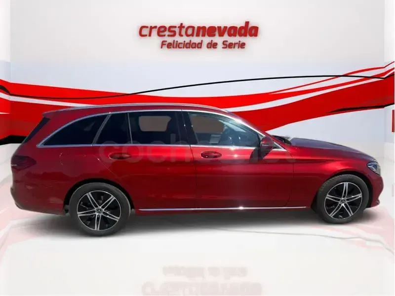 Usado Mercedes C200 160 CV (117 kW) 2020 Granate Familiar