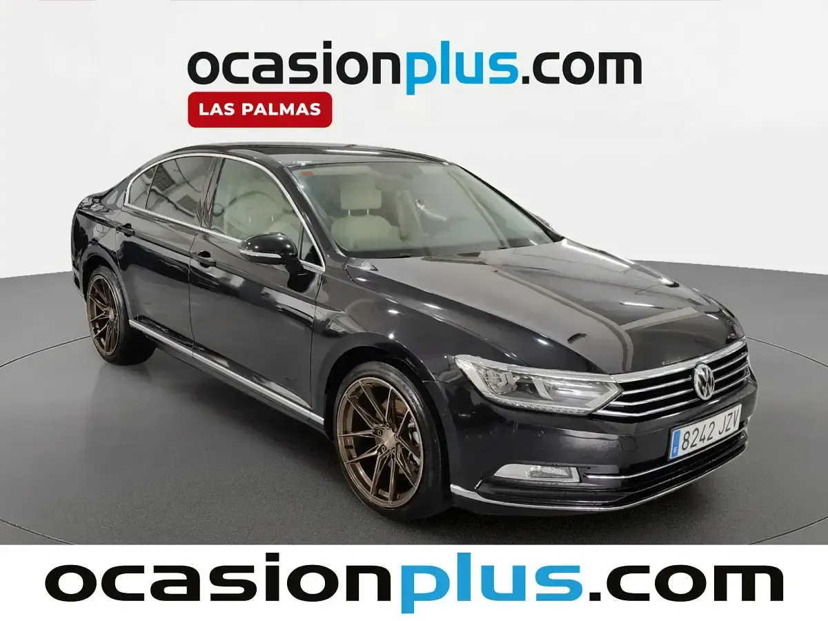 Usado VW Passat Sportline 150 CV (110 kW) 2017 Negro Berlina