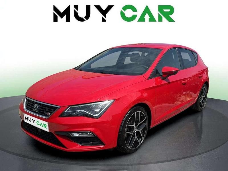 Usado Seat Leon FR 150 CV (110 kW) 2020 Rojo Utilitario