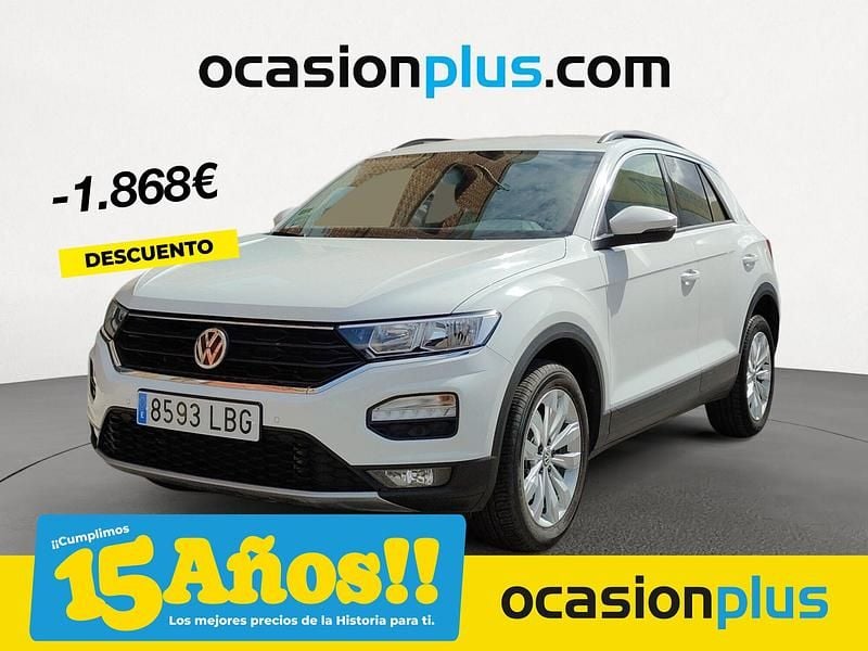 Blanco Usado 2019 VW T-Roc Advance SUV | 20.550 € (Precio justo) - Imagen 1/4
