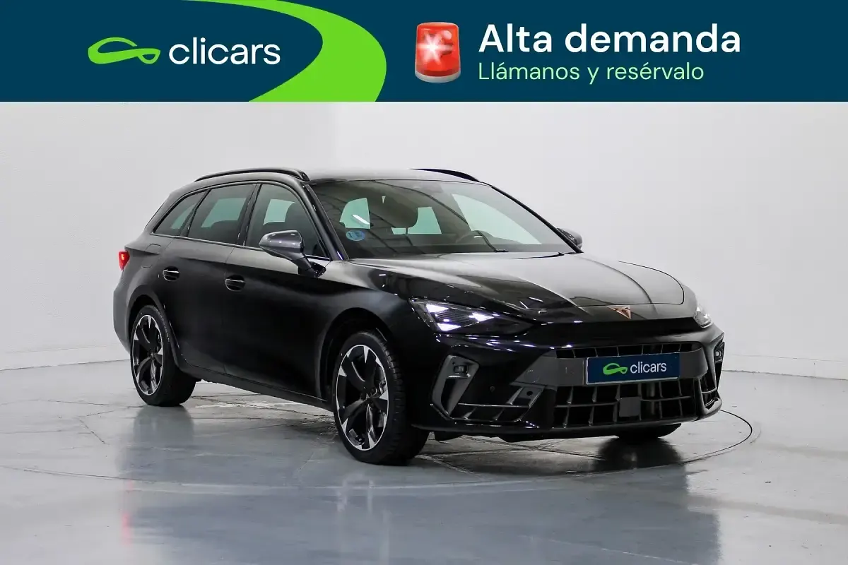 Usado Cupra Leon 150 CV (110 kW) 2025 Negro Familiar