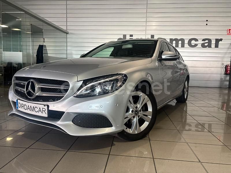 Gris / plata Usado 2015 Mercedes C220 Avantgarde Familiar | 14.990 € (Precio justo) - Imagen 1/4