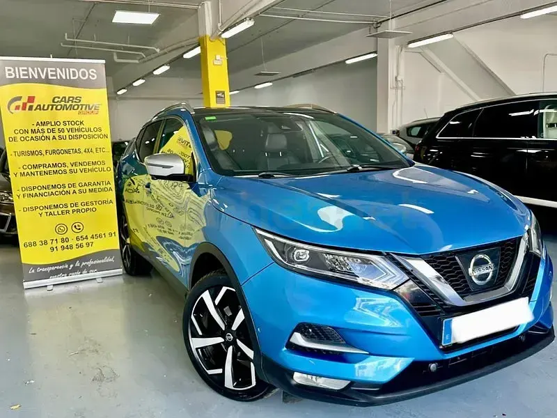 Usado Nissan Qashqai Tekna 130 CV (95 kW) 2018 Azul SUV