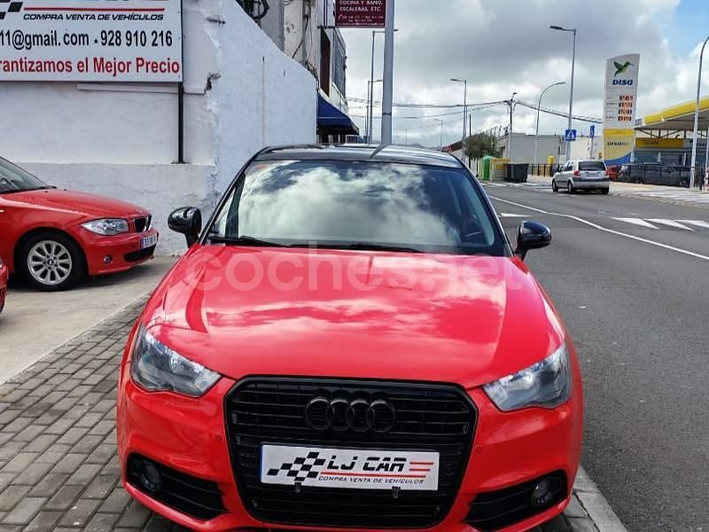 Usado Audi A1 Attraction 86 CV (63 kW) 2012 Rojo Berlina