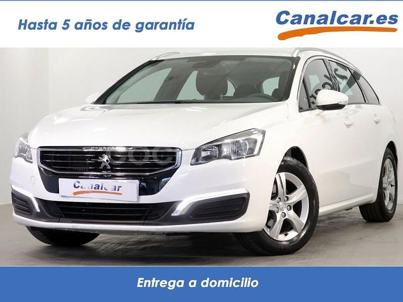 Blanco Usado 2017 Peugeot 508 Active Familiar | 11.945 € (Precio justo) - Imagen 1/4