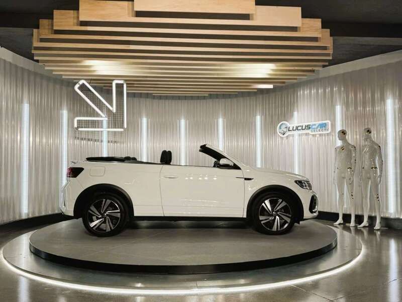 Usado VW T-Roc Cabriolet R-line 150 CV (110 kW) 2022 Blanco Descapotable