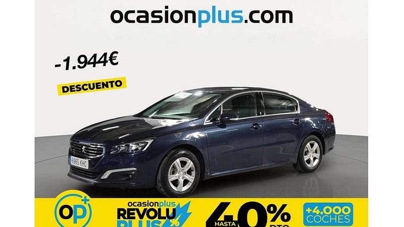 Usado Peugeot 508 Active 120 CV (88 kW) 2018 Azul Berlina