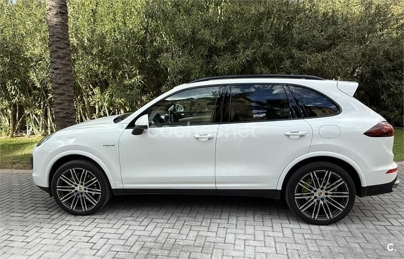 Blanco Usado 2016 Porsche Cayenne S E-Hybrid Platinum Edition SUV | 25.900 € (Super precio) - Imagen 1/4