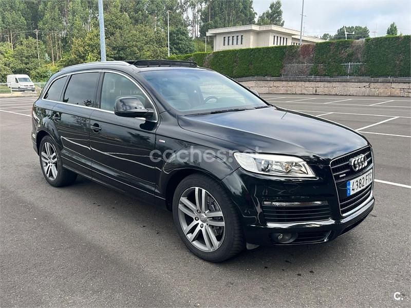 Usado Audi Q7 S-Line 326 CV (239 kW) 2007 Negro SUV