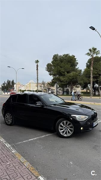 Usado BMW 116 Sport Line 116 CV (85 kW) 2012 Negro Utilitario
