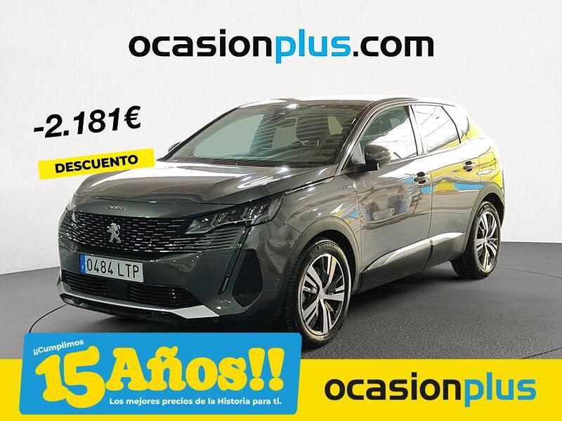 Gris / plata Usado 2021 Peugeot 3008 Allure SUV | 23.999 € (Un poco caro) - Imagen 1/4
