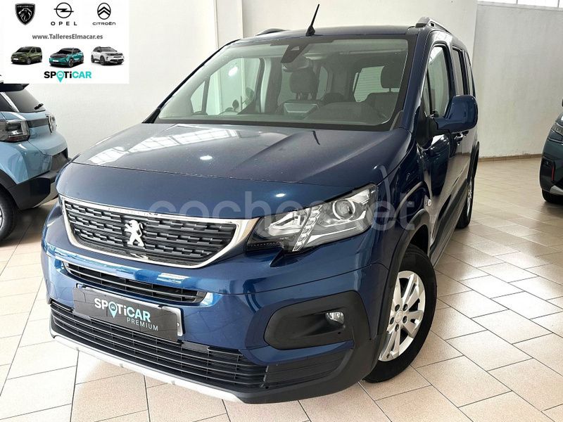 Azul Usado 2021 Peugeot Rifter Allure Monovolumen | 18.500 € (Precio justo) - Imagen 1/4