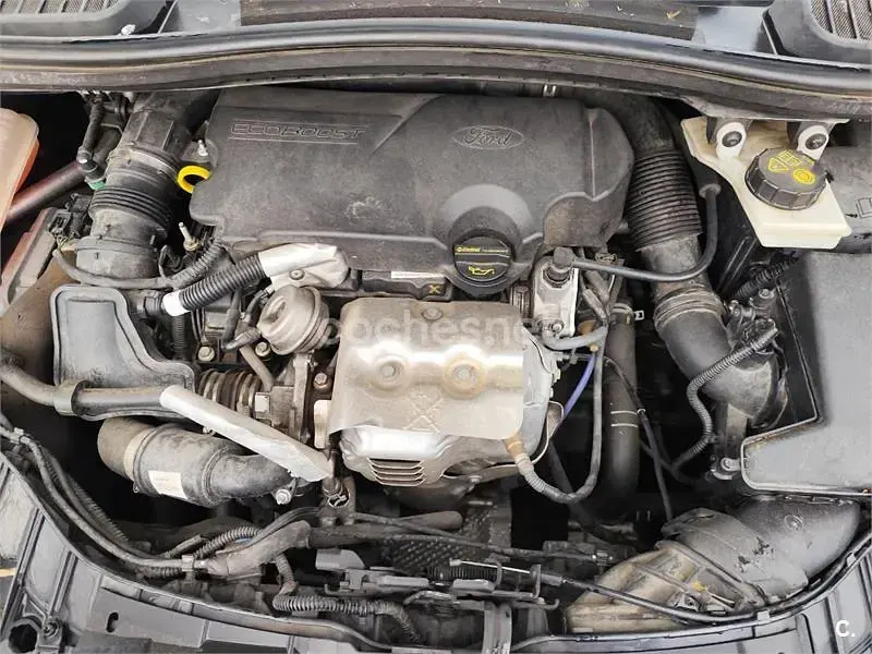 Usado Ford C-MAX Trend 125 CV (91 kW) 2015 Negro Monovolumen