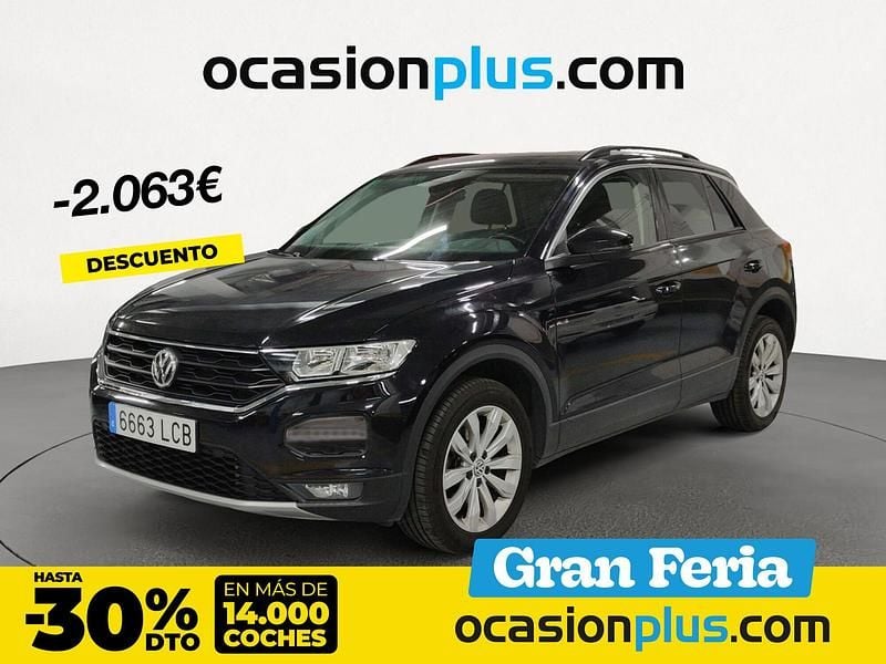 Negro Usado 2019 VW T-Roc Advance SUV | 22.450 € (Precio justo) - Imagen 1/4