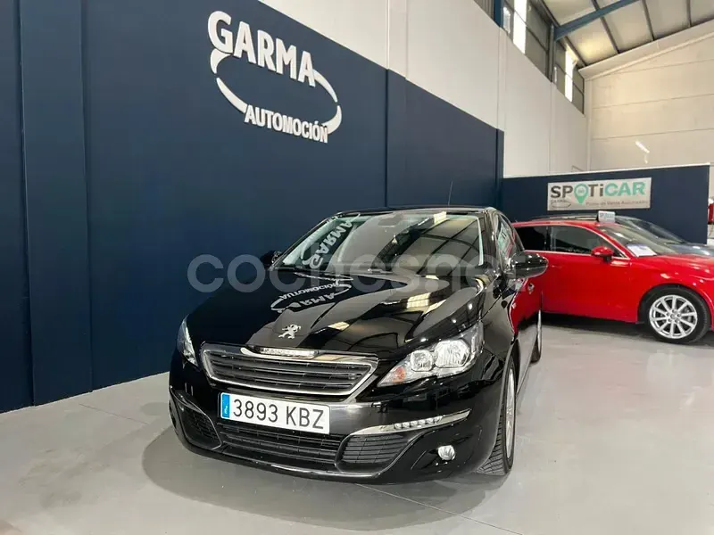 Usado Peugeot 308 Style 130 CV (95 kW) 2017 Negro Berlina