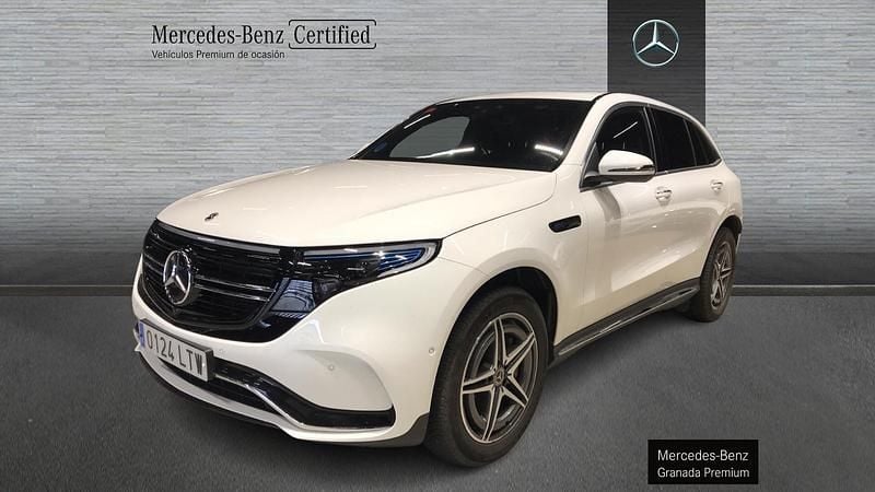 Blanco Usado 2021 Mercedes EQC400 AMG line SUV | 35.900 € (Super precio) - Imagen 1/4