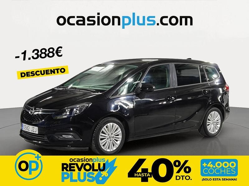 Usado Opel Zafira Selective 140 CV (102 kW) 2017 Negro Monovolumen