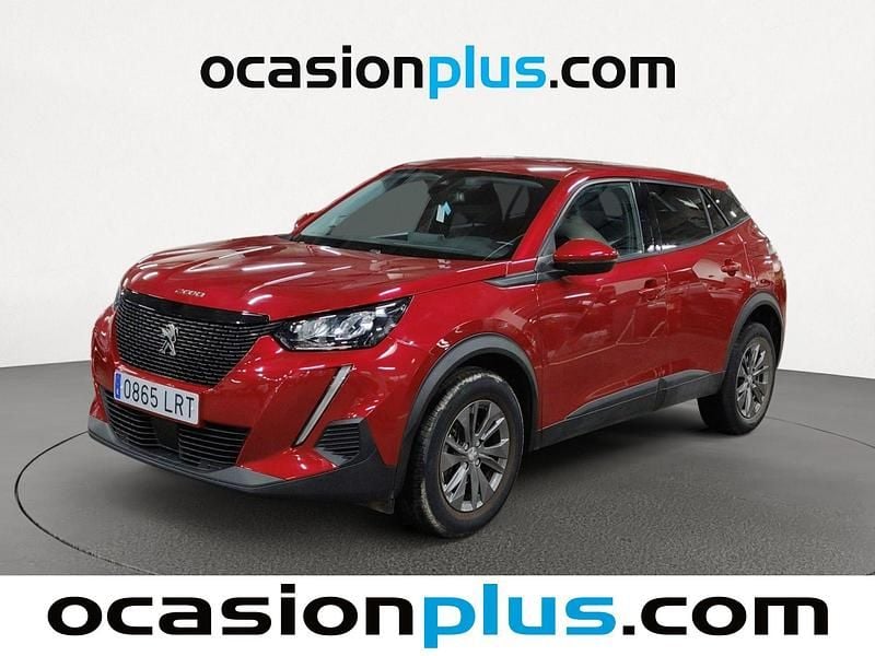 Rojo Usado 2021 Peugeot 2008 Active SUV | 12.810 € (Buen precio) - Imagen 1/4