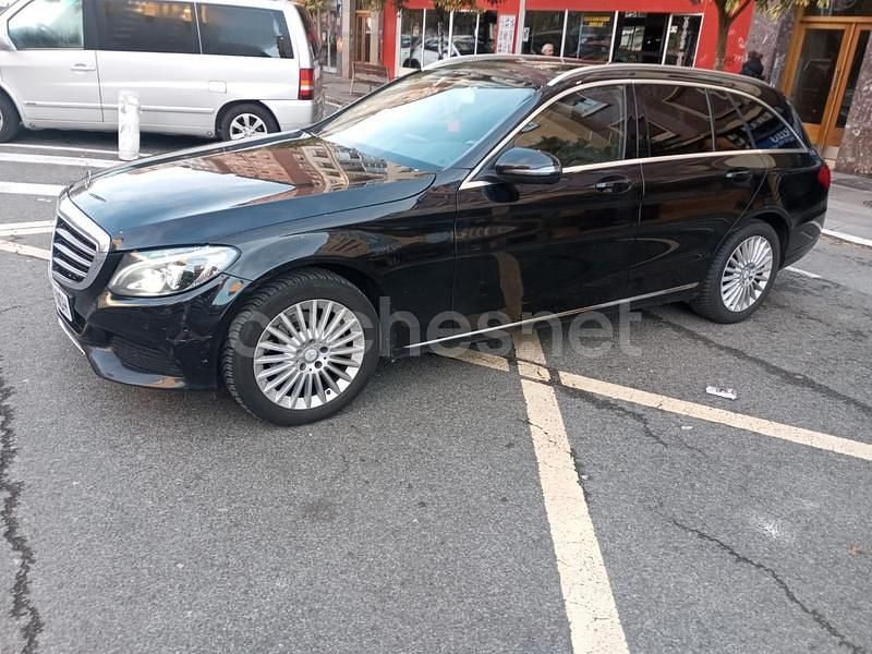 Usado Mercedes C220 Avantgarde 170 CV (125 kW) 2016 Negro Familiar
