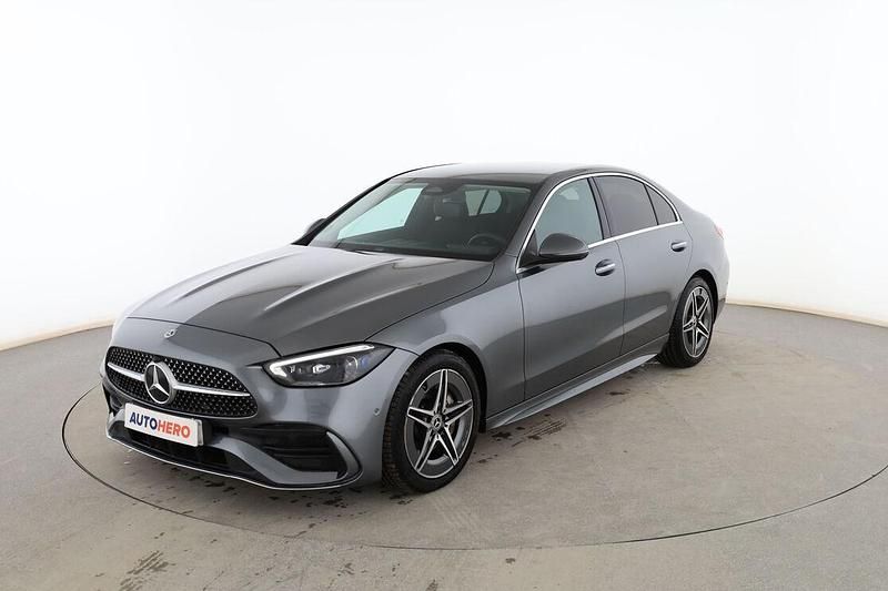 Usado Mercedes C220 AMG line 220 CV (161 kW) 2022 Gris Berlina