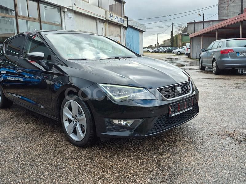 Usado Seat Leon FR 150 CV (110 kW) 2016 Negro Berlina