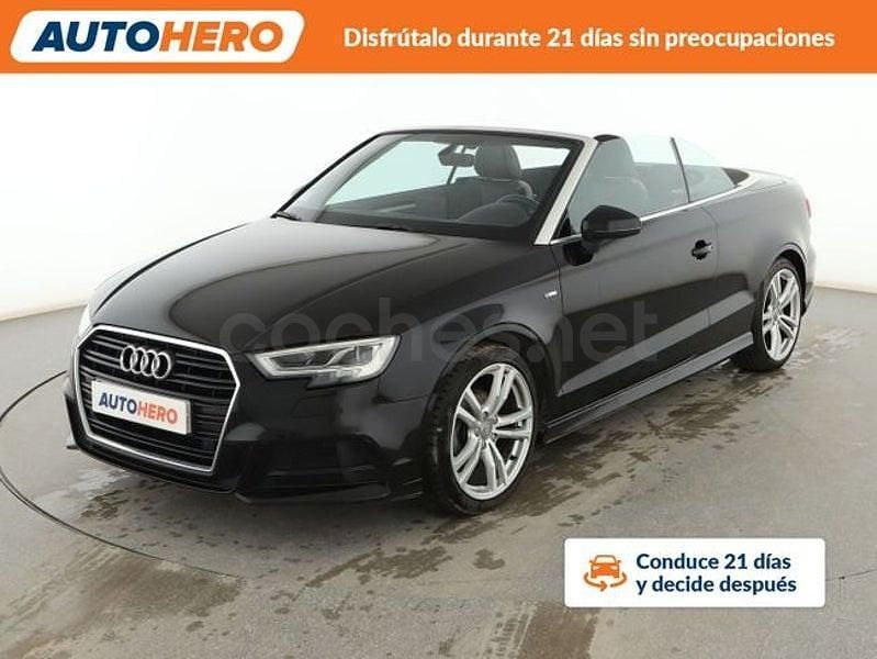 Negro Usado 2019 Audi A3 Cabriolet Sport Descapotable | 20.899 € (Precio justo) - Imagen 1/3