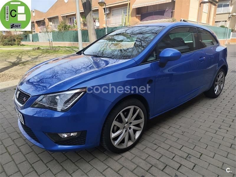 Usado Seat Ibiza FR 150 CV (110 kW) 2012 Azul Berlina
