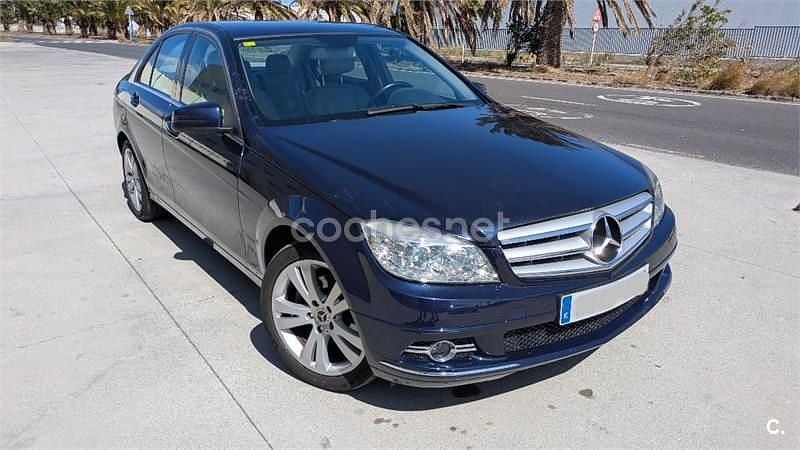 Usado Mercedes C200 Elegance 184 CV (135 kW) 2010 Azul Berlina