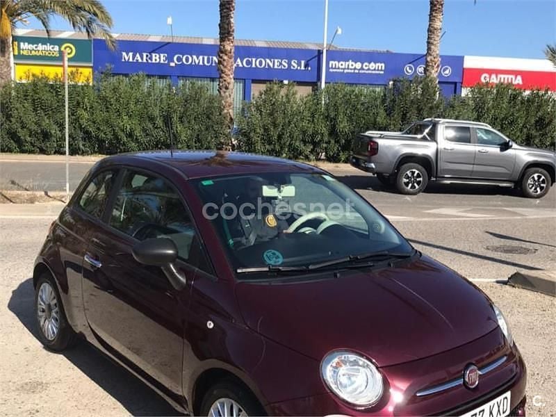 Usado Fiat 500 Pop 69 CV (50 kW) 2019 Granate Berlina