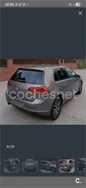 Usado VW Golf VII Edition 110 CV (80 kW) 2016 Gris / plata Berlina